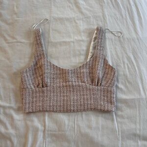 Zara tweed top